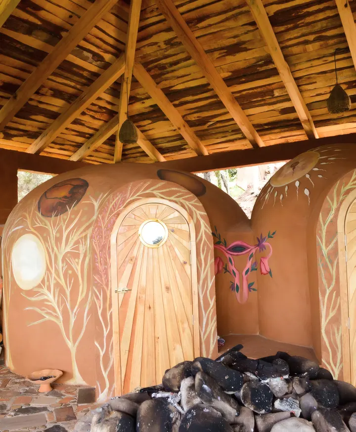 Temazcal und Whirlpoolwanne
